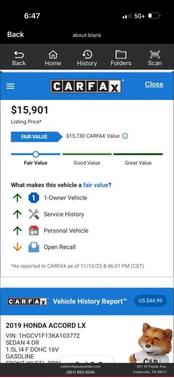 2019 Honda Accord LX