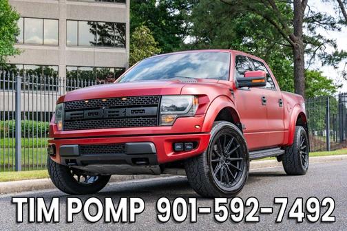 Red 2014 Ford F-150 SVT Raptor
