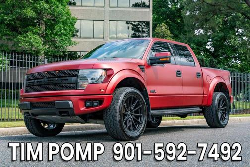 Red 2014 Ford F-150 SVT Raptor