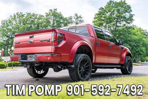 Red 2014 Ford F-150 SVT Raptor