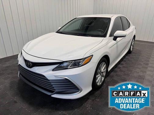 Super White 2021 Toyota Camry LE