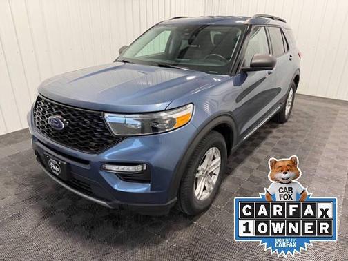 Atlas Blue 2020 Ford Explorer XLT