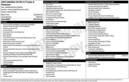2025 Mazda CX-90 3.3 Turbo S Premium
