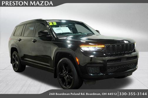 Diamond Black Crystal Pearlcoat 2023 Jeep Grand Cherokee L Altitude