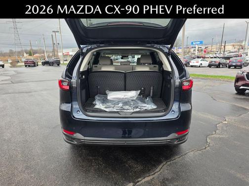 Deep Crystal Blue Mica 2026 Mazda CX-90 PHEV Preferred