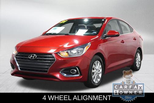 Pomegranate Red 2021 Hyundai Accent SEL