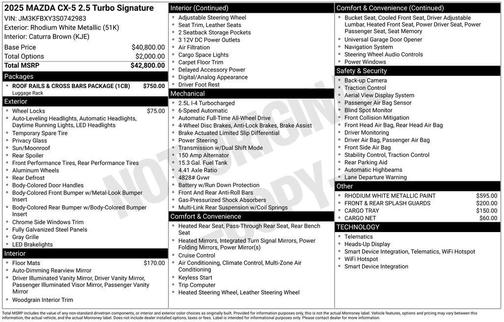 2025 Mazda CX-5 Signature