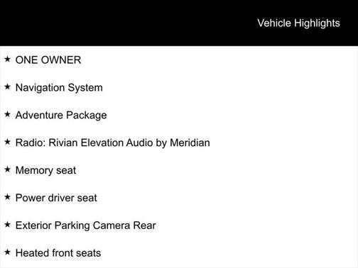 2022 Rivian R1T Adventure