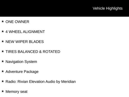 2022 Rivian R1T Adventure