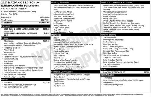 2025 Mazda CX-5 Carbon Edition