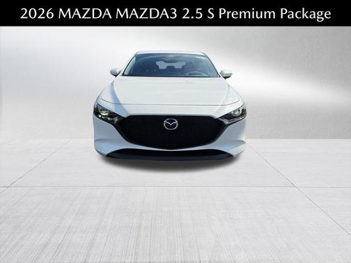 Snowflake White Pearl Mica 2026 Mazda Mazda3 FWD w/Premium Package
