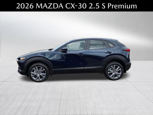 Deep Crystal Blue Mica 2026 Mazda CX-30 2.5 S Premium Package