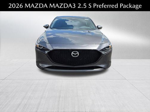 Machine Gray Metallic 2026 Mazda Mazda3 FWD w/Preferred Package