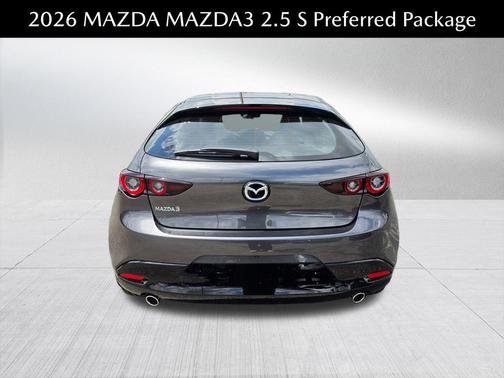 Machine Gray Metallic 2026 Mazda Mazda3 FWD w/Preferred Package