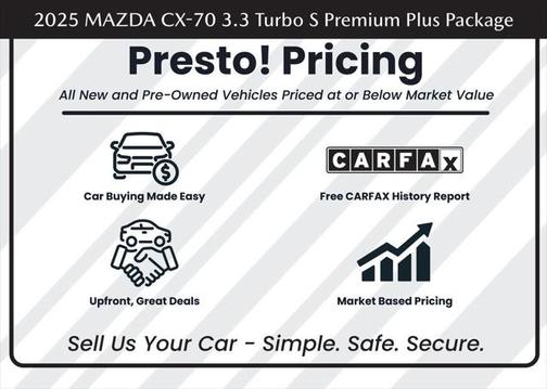 2025 Mazda CX-70 3.3 Turbo S Premium Plus