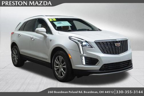 Crystal White Tricoat 2023 Cadillac XT5 Premium Luxury