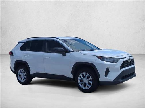 Super White 2019 Toyota RAV4 LE