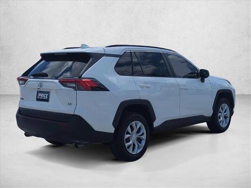 Super White 2019 Toyota RAV4 LE