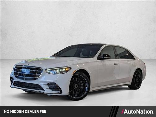 MANUFAKTUR Moonlight White Metallic 2026 Mercedes-Benz S-Class 4MATIC