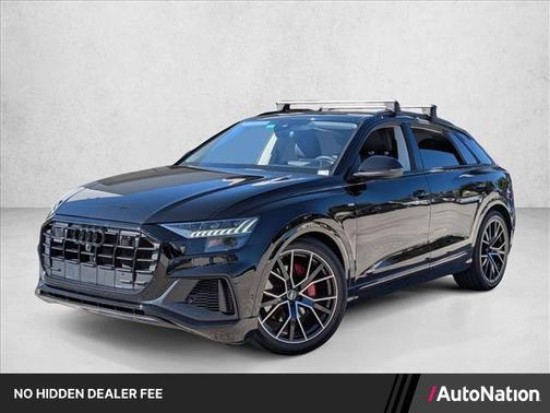 Mythos Black Metallic 2023 Audi Q8 55 Prestige