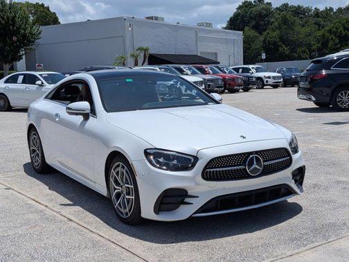 Moonlight White 2023 Mercedes-Benz E-Class E 450