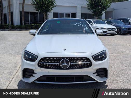 Moonlight White 2023 Mercedes-Benz E-Class E 450