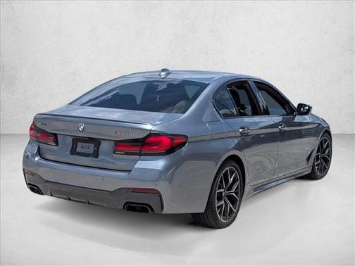 Bluestone Metallic 2021 BMW M550 i Xdrive