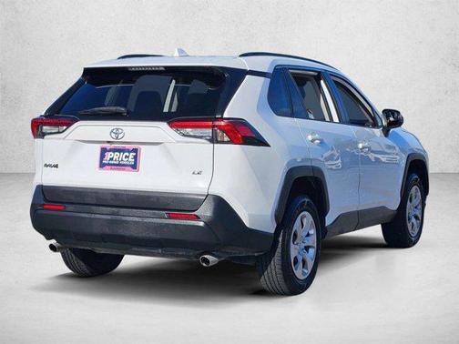 Super White 2019 Toyota RAV4 LE