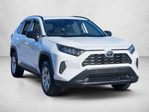 Super White 2019 Toyota RAV4 LE