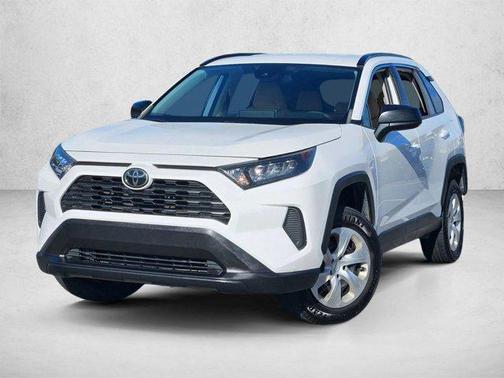 Super White 2019 Toyota RAV4 LE