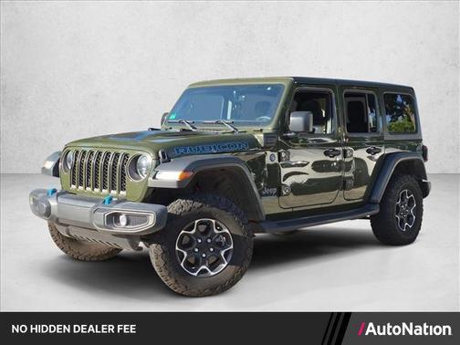 Sarge Green Clearcoat 2023 Jeep Wrangler 4xe Rubicon