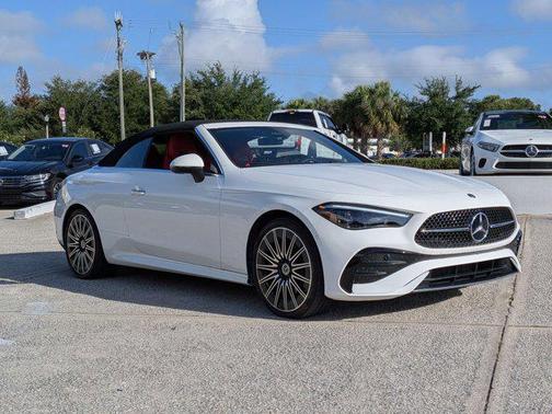 Polar White 2024 Mercedes-Benz CLE 300 4MATIC Cabriolet