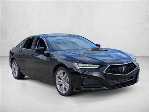 Majestic Black Pearl 2023 Acura TLX Technology