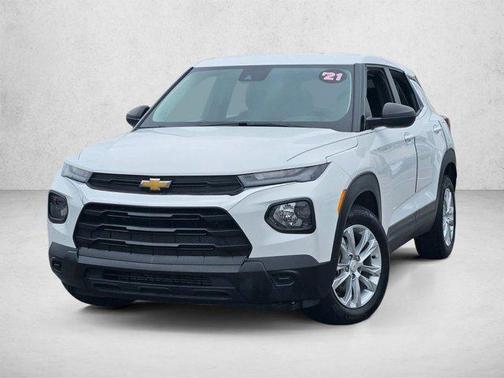 Summit White 2021 Chevrolet Trailblazer LS