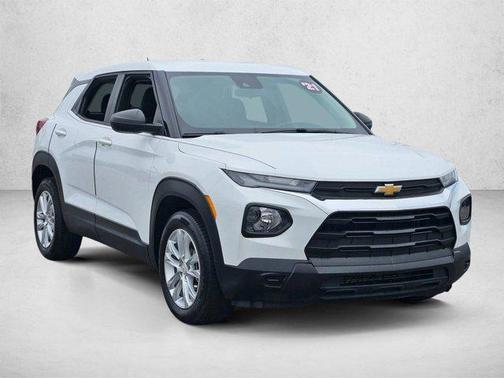 Summit White 2021 Chevrolet Trailblazer LS