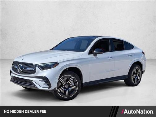 MANUFAKTUR Moonlight White Metallic 2025 Mercedes-Benz GLC 300 4MATIC Coupe