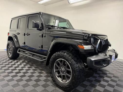 Black Clearcoat 2021 Jeep Wrangler Unlimited 80th Anniversary 4x4