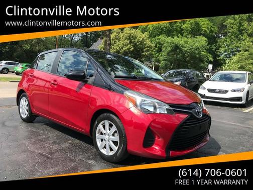 Red 2016 Toyota Yaris L