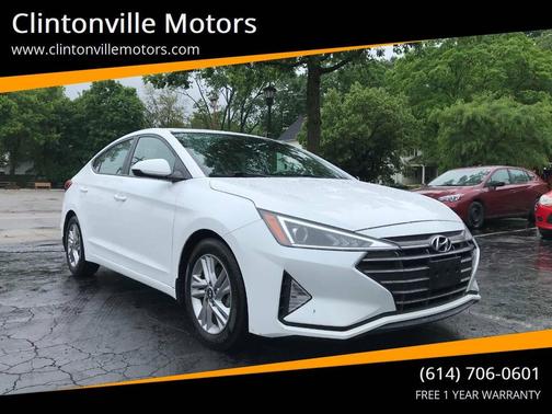 White 2020 Hyundai ELANTRA Value Edition