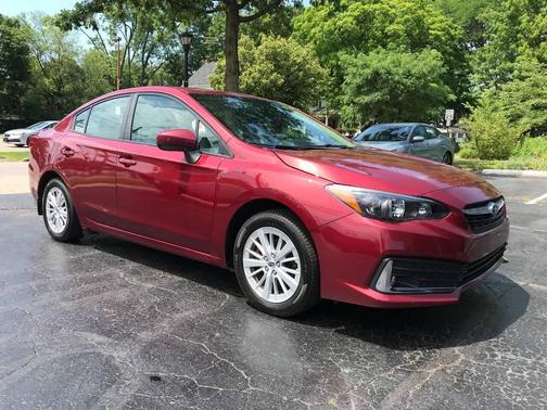 Burgundy 2017 Subaru Impreza 2.0i Premium