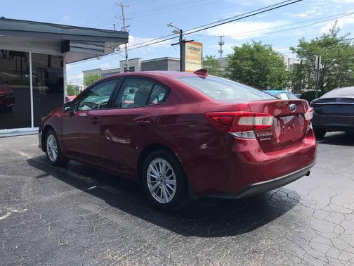 Burgundy 2017 Subaru Impreza 2.0i Premium