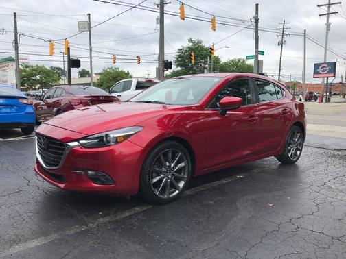 Red 2018 Mazda Mazda3 Grand Touring