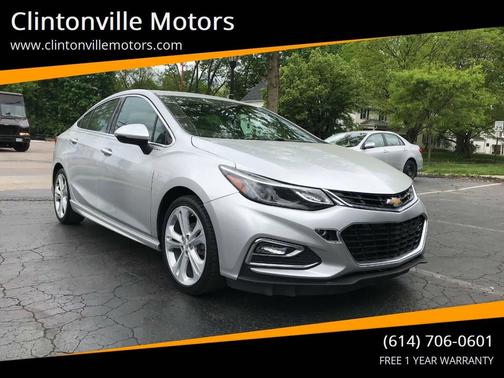 Silver 2016 Chevrolet Cruze Premier