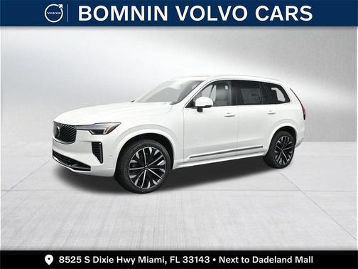 Crystal White Pearl 2026 Volvo XC90 B6 Ultra 7-Seater