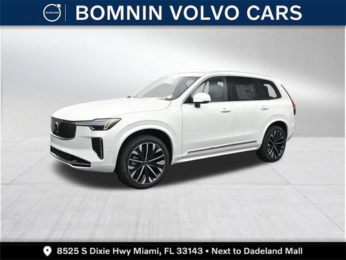 Crystal White Pearl 2026 Volvo XC90 B6 Ultra 7-Seater