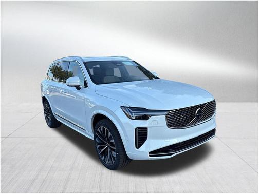 Crystal White Pearl 2026 Volvo XC90 Plug-In Hybrid T8 Plus 7-Seater