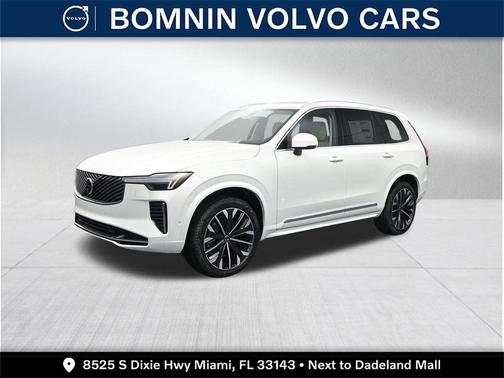 Crystal White Pearl 2026 Volvo XC90 B6 Ultra 7-Seater