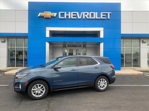 Lakeshore Blue Metallic 2024 Chevrolet Equinox 1LT