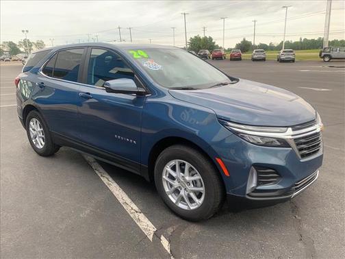 Lakeshore Blue Metallic 2024 Chevrolet Equinox 1LT