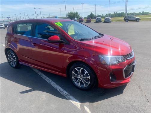 Cajun Red Tintcoat 2017 Chevrolet Sonic LT